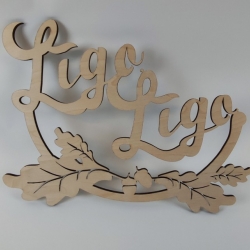 Decorative plywood stand 0.5x0.5m