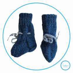 Handmade socks for newborn babies
