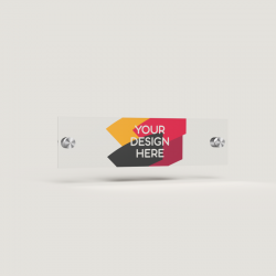 Acrylic office sign 25x6,5cm