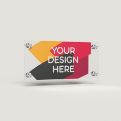 Acrylic office sign 25x11,5cm